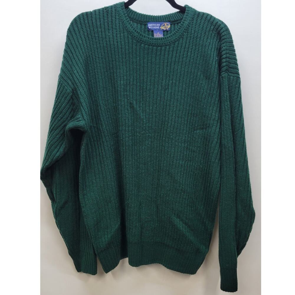 Vintage Oversized Knit Sweater American Weekend Medium